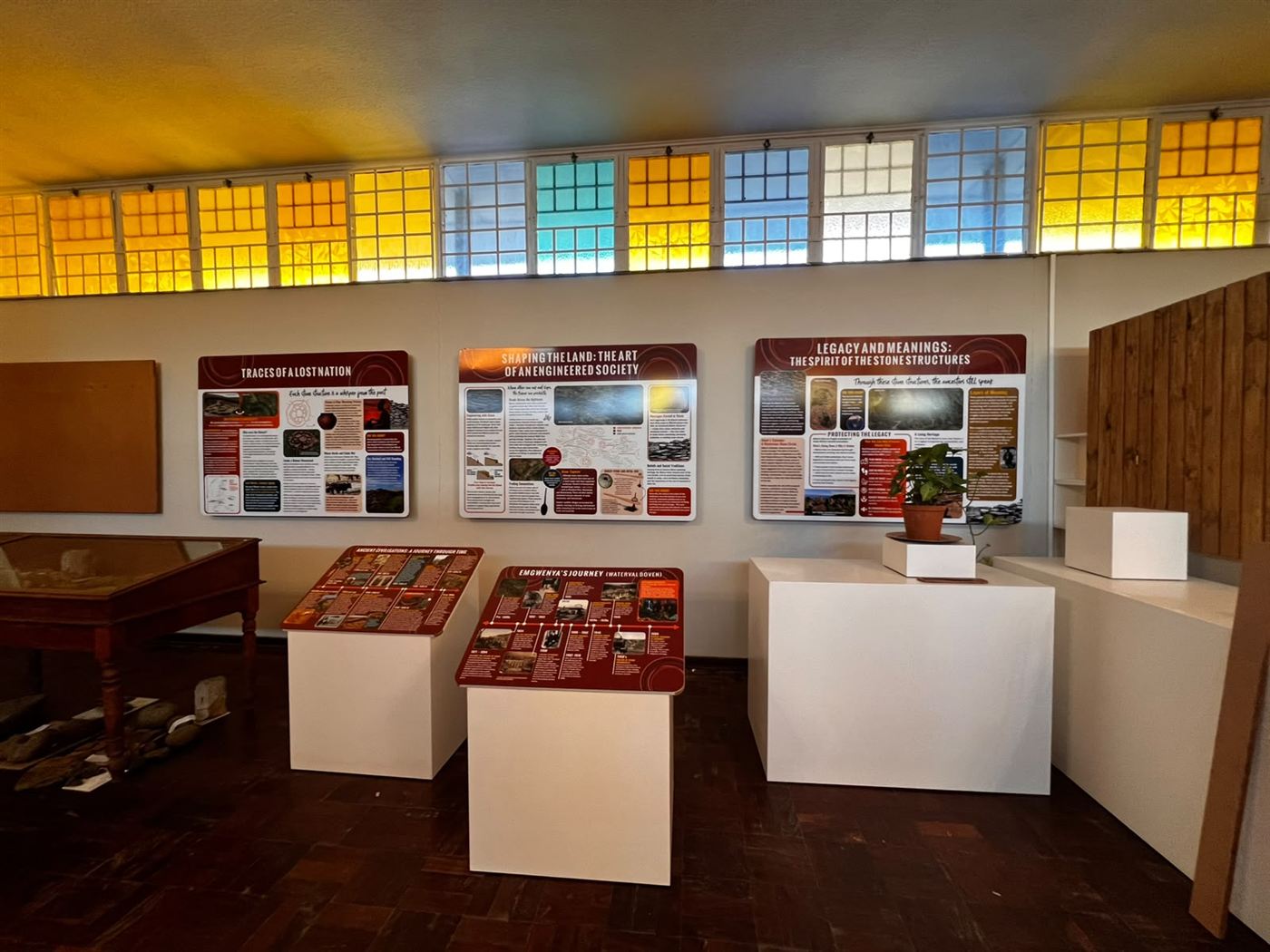 ACM panel signage for a museum exhibit