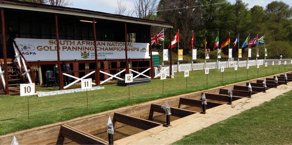 Event banner for the South African National Gold Panning Championships